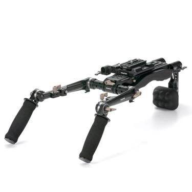 Imagem de Tilta Lightweight Shoulder Rig | Compatible with DSLR, Mirrorless and Compact Cinema Cameras | TA-LSR-B