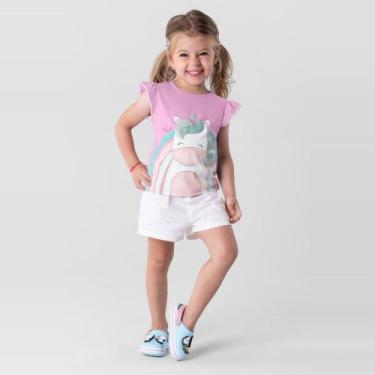 Imagem de Blusa Infantil Menina Em Malha Brandili