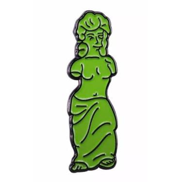 Imagem de Gummy Winking Estátua de Vênus de Milo desenho animado desenho animado comédia programa de TV animação piada humor piada 3,5 cm esmalte distintivo, 1.4 Inches, Esmalte, Esmalte