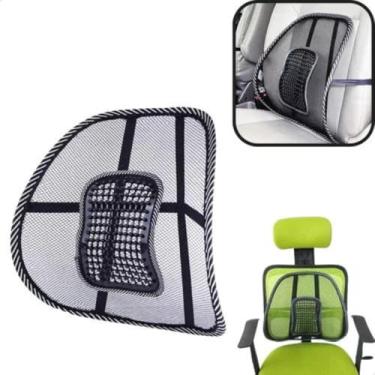 Imagem de Apoio Suporte Encosto Lombar Ergonômico para Cadeira Carro e Escritório