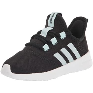 Imagem de adidas Tênis de corrida unissex infantil Cloud Foam-Pure, Core Black/Quase Blue/Dark Blue, 11 Little Kid