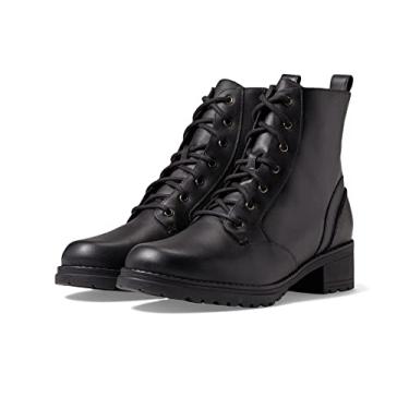 Imagem de Cole Haan Bota feminina Camea à prova d'água, Couro Wp preto, 37