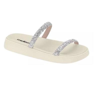 Imagem de Tamanco Feminino Moleca Papete Glitter