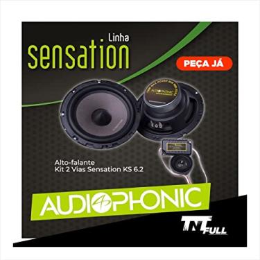 Imagem de Alto Falante 6 Polegadas Kit 2 Vias Audiophonic Sensation Ks 6.2 - 130W Rms