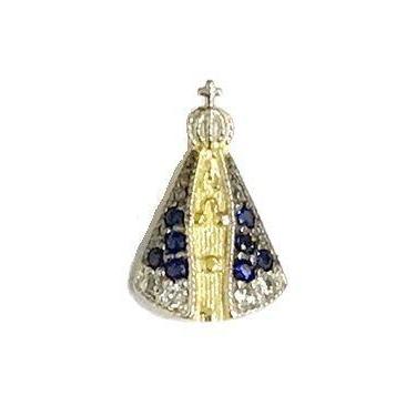 Imagem de Pingente de ouro 18k N Sra Aparecida - Elegancy Joias