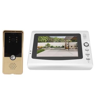 Imagem de de Intercomunicação de Vídeo Com Fio, Câmera de Campainha de Vídeo de 7 Polegadas Câmera de Campainha de Vídeo Inteligente Com Tela TFT Câmera HD de Interfone de Vídeo Com Fio