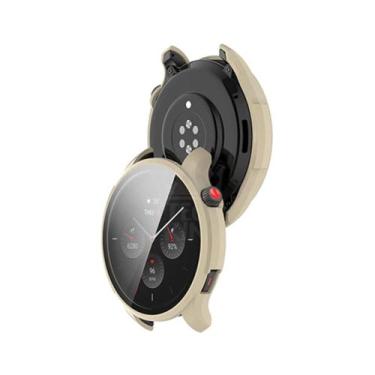 Imagem de proteção em acrilico e vidro para smartwatch gtr 4 - TECH KIING, Creme