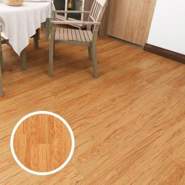 Imagem de Piso Vinílico Autocolante Régua Amadeirado por M² Cor Aroeira - Tubrax