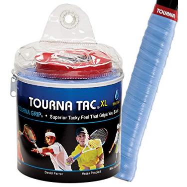 Imagem de Tourna Grip Tac Rolo com 30 Unique - Tourna Bola de tênis Unissex 30 peças Azul