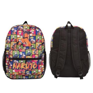 Imagem de Bolsa Escolar Menino Estampa Naruto Resistente Costas Creche - TOYS 2U