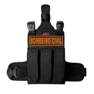 Imagem de Kit Bombeiro Civil Bornal Com (Bainha) Porta Faca fn + Patch Emborrach