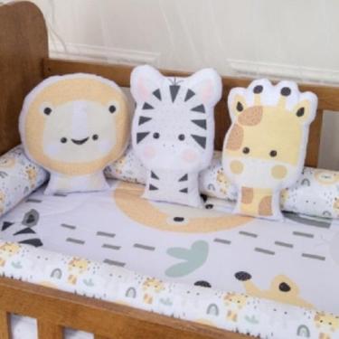 Imagem de Trio de Almofadas Decorativa Infantil Menino para Bebe - Zan Baby, Saf