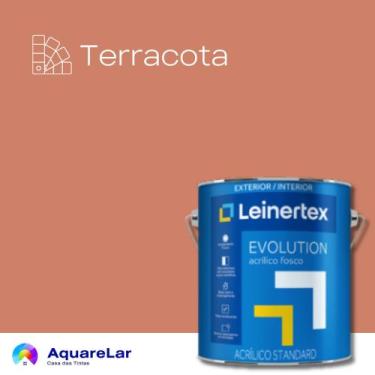 Imagem de EVolution Acrílico Leinertex Fosco 3,6L, TERRACOTA, 3,6L