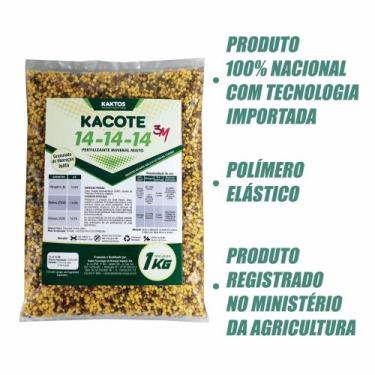 Imagem de Adudo Liberação Lenta 14-14-14 3 Meses 5 KG TIPO Osmocote - Kaktos