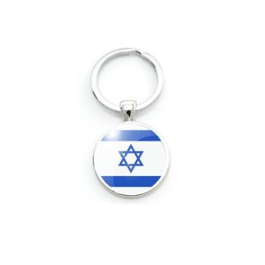 Imagem de Chaveiro Bandeira de Israel Judaísmo Estrela de Davi - RECANTOASTRALSI
