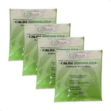 Imagem de 4 Calda Bordaleza Hidroponia E Controle Fungos - 20 G - Quimiagri