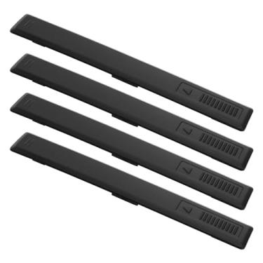 Imagem de Micro Traders 4 capas para pia de teto de carro 78132-68L01 78132-68L01 barras de rack de teto buraco superior enseada compatível com Suzuki Swift 2010-2017 plástico preto