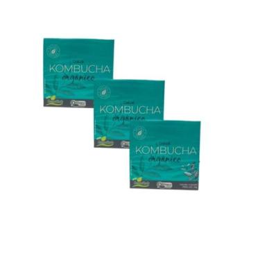 Imagem de Kombucha Chá Orgânico Campo Verde Kit 3cx (30 Sachês)