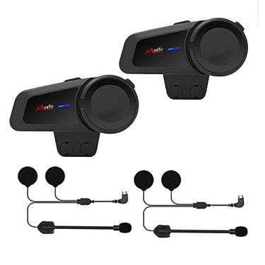 Imagem de M2 BT Capacete de motocicleta Intercom FM Capacete impermeável Moto Interfone de substitui??o para Vimoto SENA Headsets 1 PCS Preto/624(Unidades)