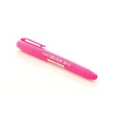Imagem de Pincel Marca Texto Rosa Lumicolor Pilot, Unico