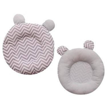 Imagem de Travesseiro Anatômico Para Bebê - Luck Baby, Chevron Cinza