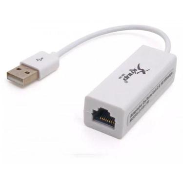 Imagem de Adaptador De Rede USB RJ45 Com Rabicho 10/100 - Knup, HB-T80, Preto/Br