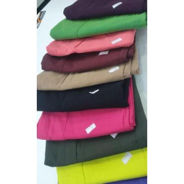 Imagem de Short Feminino Plus Size Bengaline Com Botões forrados Shorts Social T