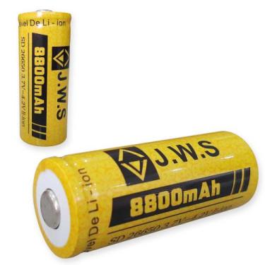 Imagem de Bateria Recarregável 26650 3.7 4,2v compativel comLanternas X90 T9 T12