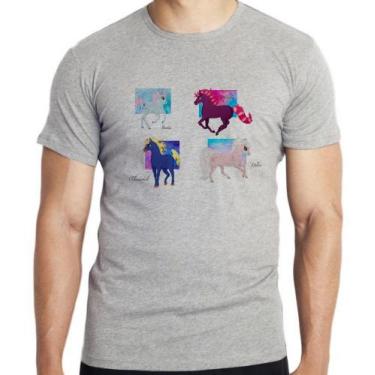Imagem de Camiseta 4 Cavalos de fogo Blusa criança infantil juvenil adulto camis