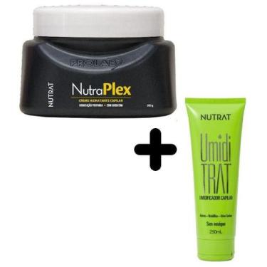 Imagem de Umid trat nutrat para cachos 250 g + hidratação nutraplex  250 g - NUT