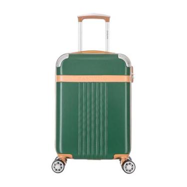 Imagem de Mala Viagem Athena P Rodas Duplas 360º Cadeado Tsa Santino, Verde