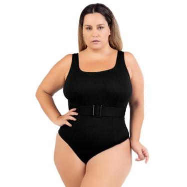 Imagem de Maio Plus Size Com Cinto Ajustavel Decote Nas Costas 2024 - HYPE MODAS