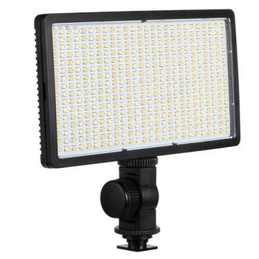 Imagem de Iluminador Painel 416 Led 8" 32W c/ Sapata Câmeras Fotografia Vídeo - 