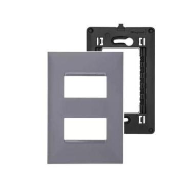 Imagem de Placa Espelho 4x2 2 Mods. Legrand Pial Plus+(mais) 618506CZ+
