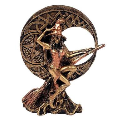 Imagem de Escultura Bruxa Da Lua 10042 - manaom