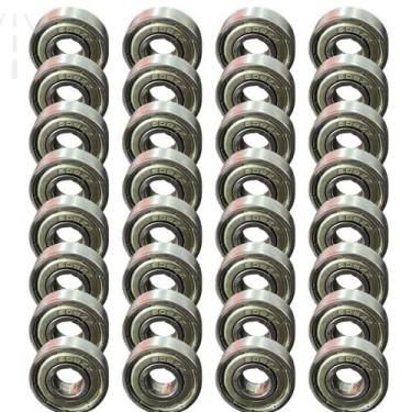 Imagem de KIT com 32 Rolamentos 608zz Abec Skate Patins 8x22x7 - MP2
