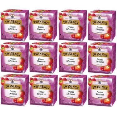 Imagem de Chá Twinings Frutas Silvestres Kit 12 Caixas 10 Un 120 Sachês