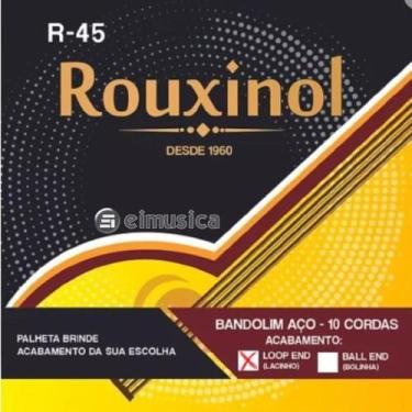 Imagem de Encordoamento R-45 Rouxinol Bandolim 10 Cordas Laco Classico (loop End