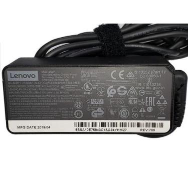 Imagem de Novo carregador de laptop original Lenovo 45 W watt USB tipo C adaptad