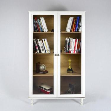 Imagem de Armário Multiuso 2 pt de vd Ditália C/Kit Luz E-957 Cozy, Branco