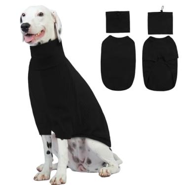 Imagem de ROZKITCH Camiseta de cachorro com capuz e orelhas de cachorro, capa 2 em 1, camiseta macia e leve listrada para cães, pulôver, regata de cachorro com faixa de orelha removível, camiseta com capuz para