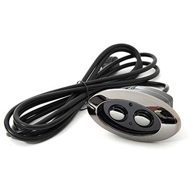 Imagem de Okin Peças de reposição reclináveis, monofone de controle manual de 2 botões em formato oval com plugue de 5 pinos de 90 graus, substituição de controle de cadeira de elevação para cadeira reclinável