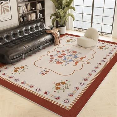 Imagem de HJZSZX Tapete de sala de estar vintage, decoração para casa, quarto, tapete fofo, mesas de centro de área grande, tapete de chão impresso, QH1717, ER, 300x400CM