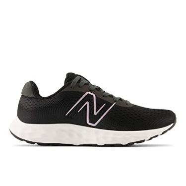 Imagem de New Balance Tênis de corrida feminino 520 V8, Preto/branco, 8.5 Wide
