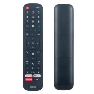 Imagem de ERF2F60G sub ERF2B60H Controle remoto de voz substituído adequado para Hisense Full HD LED Smart Android TV 9.0 Pie A56E 32A56E 40A56E 50H6510G 50H6570F 50H8G 50Q7G 65A6501EU 50A6501EU 50A6550F 50H8G