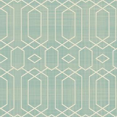 Imagem de Livelynine Papel de parede geométrico verde sálvia descasque e cole papel de parede autoadesivo art déco para cozinha, banheiro, azulejos retrô vintage, 43 x 192 cm, papel de contato amigável ao