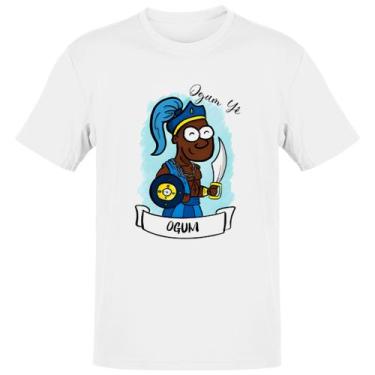 Imagem de Camiseta Unissex Orixas Cartoon Ogum Ie - Alearts, G