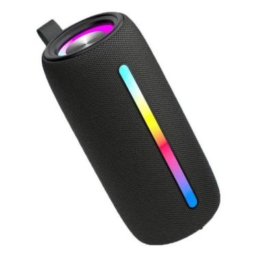 Imagem de Caixa Caixinha De Som Portátil Bluetooth 5.1 Potente Tws Led - Inboxmo