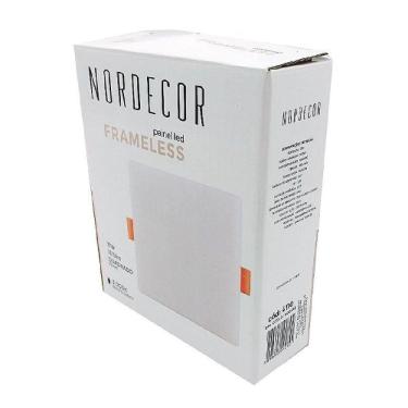 Imagem de Painel Plafon Led Quadrado 24W 3000K Bivolt 17X17Cm Sala