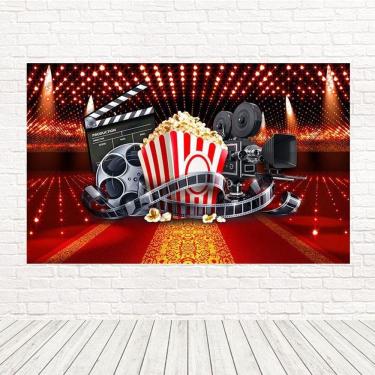 Imagem de Painel Retangular 3D Sublimado Cinema 2,0X1,5 Frt-5203